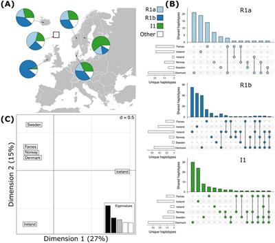 Genetic evidence points to distinct paternal settlers of the Faroe Islands and Iceland